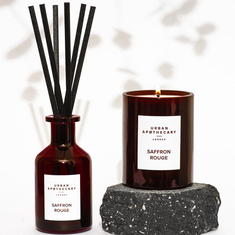 Saffron Rouge Candle and Diffuser