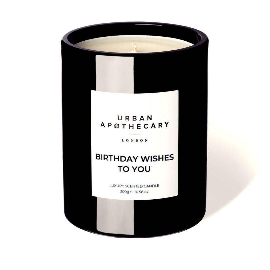 Personalised Candle With 'Birthday Wishes To You' Message
