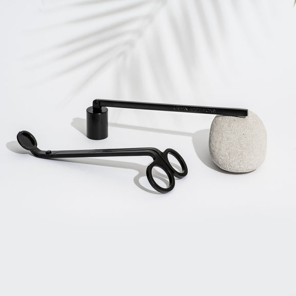ILLUME Black Candle Snuffer and Wick Trimmer