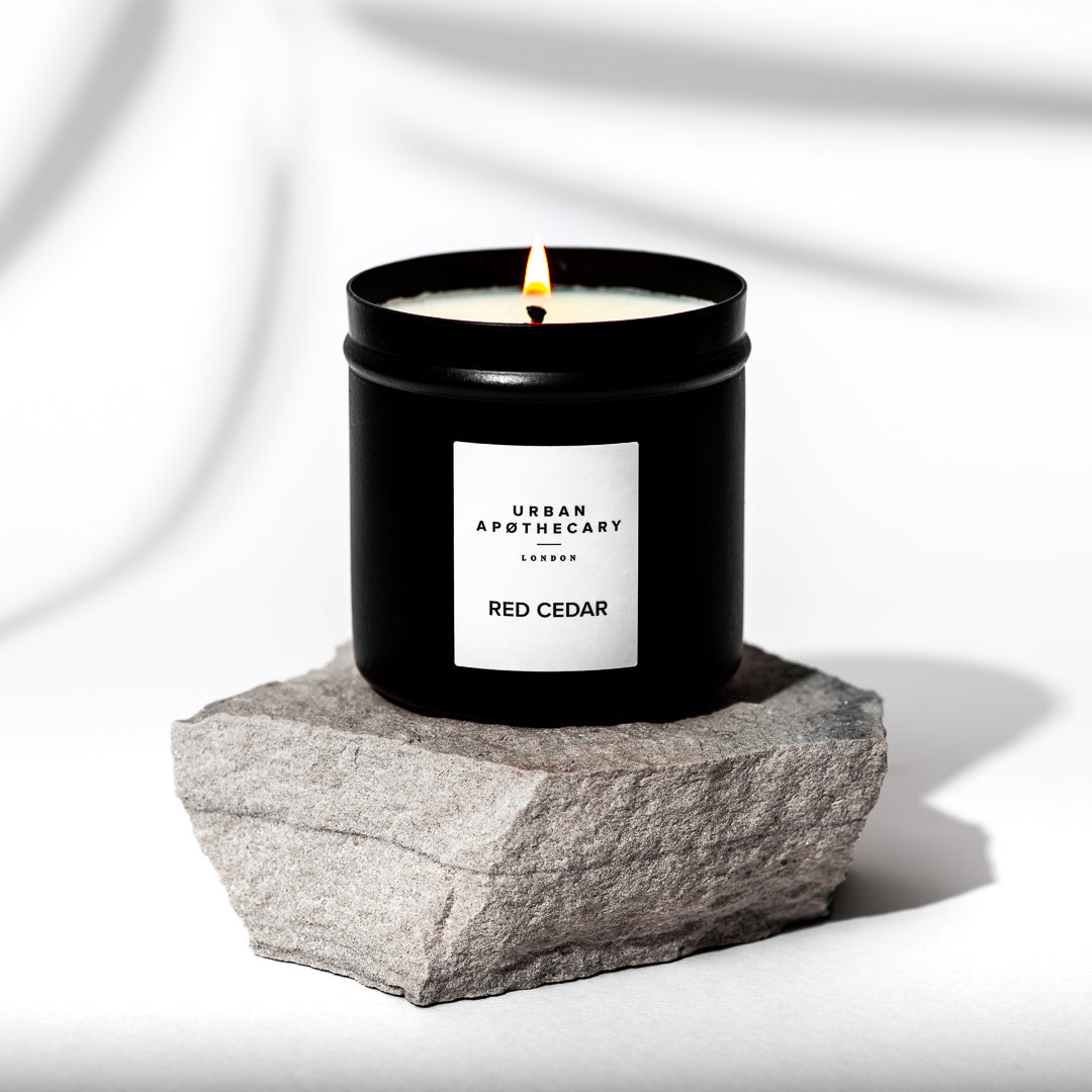 Red Cedar Siagnture Travel Candle | Urban Apothecary London