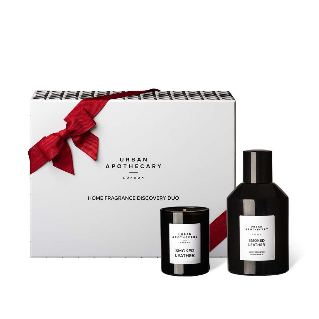 Smoked Leather Home Fragrance Discovery Duo